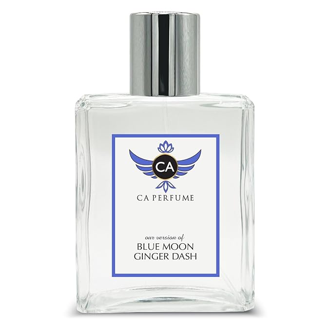 CA Perfume Impression of Blue Moon Ginger Dash For Unisex Fragrance Long Lasting Perfume Eau De Parfum 3.4 Fl Oz 100ml
