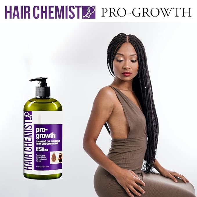 Hair Chemist Pro-Growth Shampoo with Biotin 33.8 oz. - Biotin Shampoo for Thinning Hair and Hair Loss