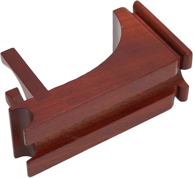 Fydun and Brush Stand, Solid Wood Beard Holder Knife High Stand, Wooden S Drip & Stands Quality Shaving Non Slip Storage Rack Male Barber Tools Shave with Weighted Bottom for