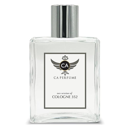 CA Perfume Impression of Cologne 352 For Unisex Citrus Aromatic Fragrance Long Lasting Perfume Eau De Parfum 3.4 Fl Oz 100ml