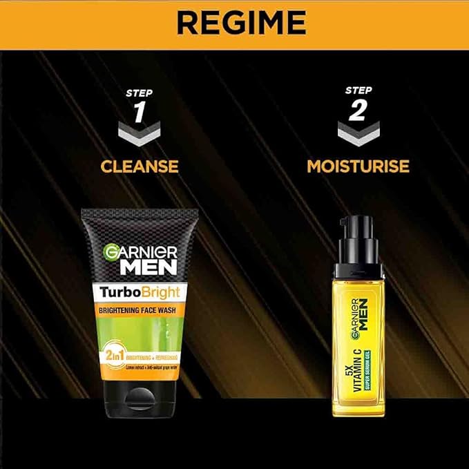 Garnier Men TurboBright Face Wash, 100 Gram