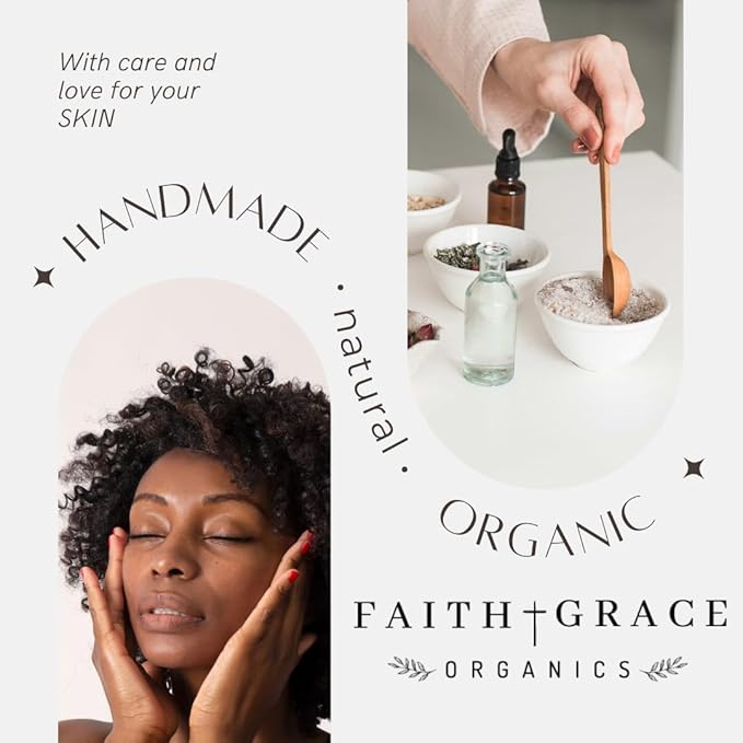 Faith and Grace Organics Wild Yam Cream for Women, Organic Hormone Balancing, PMS, Menopause & Perimenopause- 2 oz