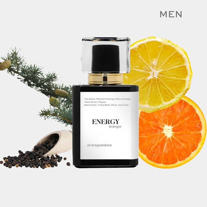 ENERGY | Inspired by ALLURE HOMME SPORT EAU EXTREME | Pheromone Perfume for Men | Extrait De Parfum | Long Lasting Dupe Clone Essential Oils Fragrance | Perfume De Hombre | (30 ml / 1 Fl Oz)