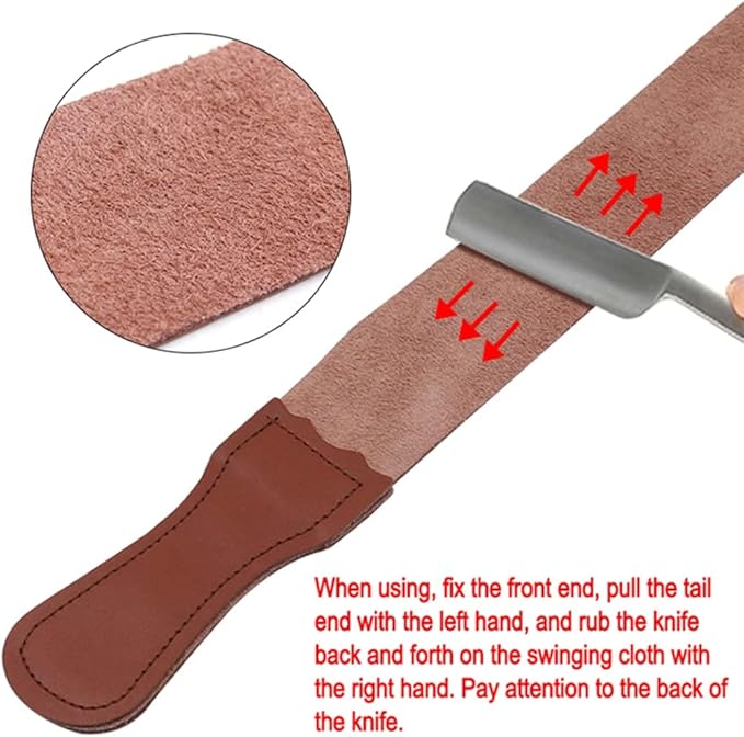 Straight Razor Strop Sharpening Strap Barber