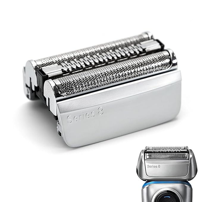 83M Replacement Head Compatible With Braun Series 8, 83M Wet and Dry Replacement Foil and Cutter for Braun Electric Shaver S8, 8370cc, 8340s, 8350s, 8467