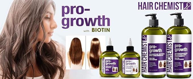 Hair Chemist Pro-Growth Conditioner with Biotin 33.8 oz. - Conditioner for Thinning Hair & Hair Growth