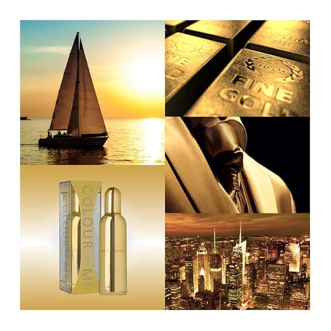 Colour Me Gold by Milton-Lloyd for Men - 1.7 oz EDT Spray