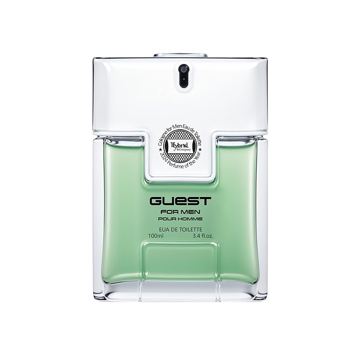 Hybrid & Company Guest For Men Pour Homme Eau De Toilette Vaporisateur Natural Spray 3.4 Fl Oz