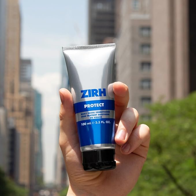 Zirh PROTECT Men’s Daily Moisturizer | Vitamin-Rich Face Serum | Fights Dryness & Signs of Aging | Good for Normal to Oily Skin | 1.6 fl oz