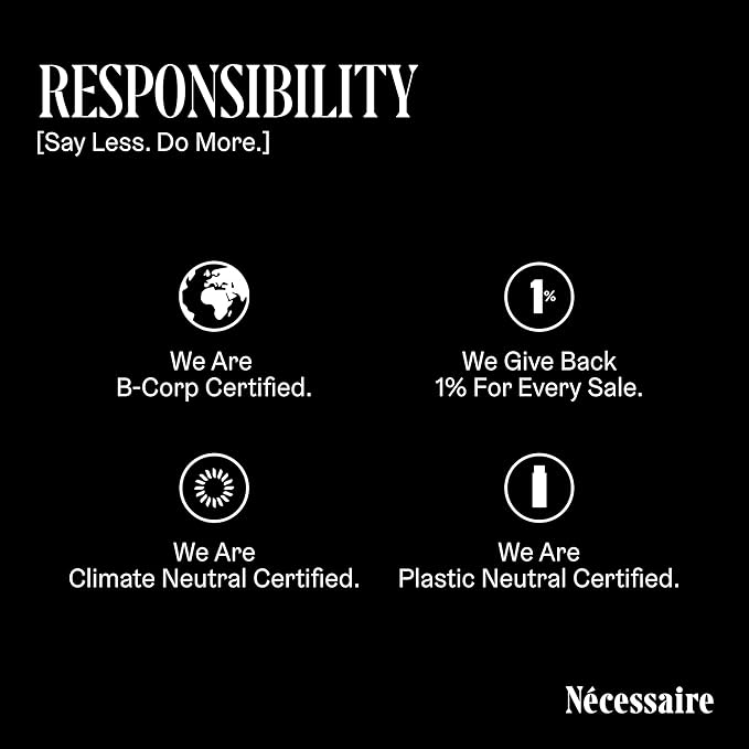 Nécessaire The Body Wash Hinoki - Natural Body Wash for Women & Men, Softening Shower Gel with Gentle Exfoliating Acids AHA/BHA/PHA. Gel Cleanse, 8.4 fl oz.