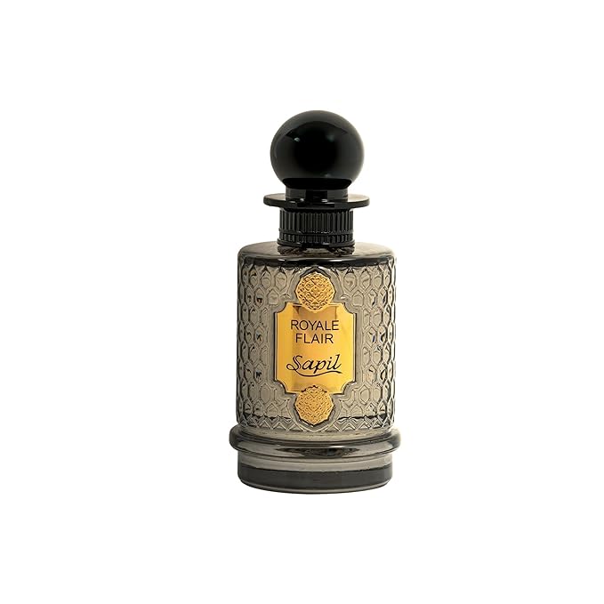 Sapil Royale Flair Eau de Parfum – Long Lasting Unisex Spicy Oud Perfume | Saffron, Amber & Oud Notes | Bold Luxurious Signature Fragrance | 3.4 oz / 100ml
