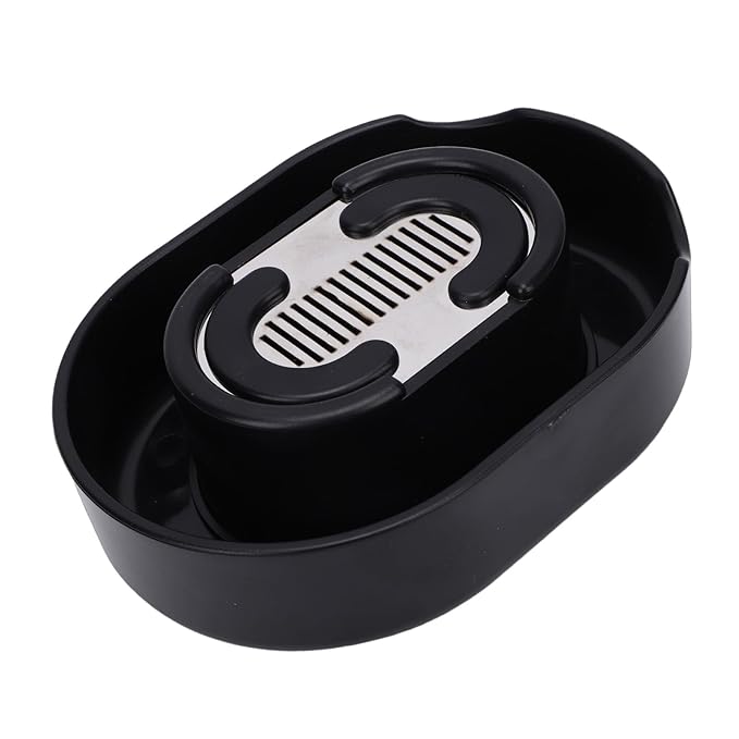 Shaver Rinser Efficient Manual Cleaner for Beard Shaving No Electricity Required Black Plastic 1pc for Men Women Home Use
