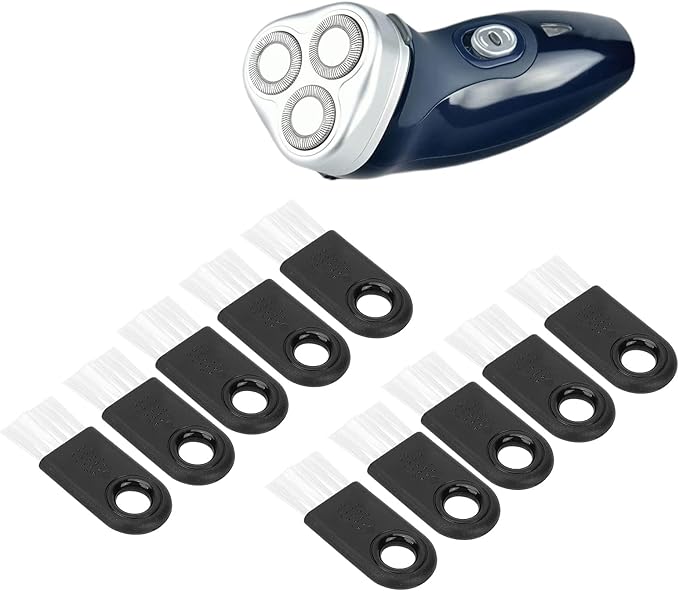 Agatige 10Pcs Electric Shaver Cleaning Brush, Razor Cleaner Set, Multifunctional Clipper Brush Trimmer Cleaner Set, Stubble Removal Razor Cleaning Tool