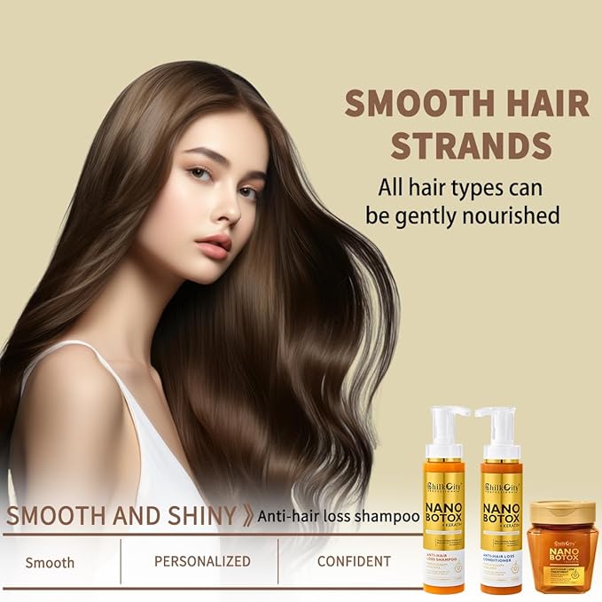 ShilkCity Professional Anti-Hair Loss Conditioner with Biotin, Keratin & Rosemary with DHT blockers to fight Hair Loss for Men & Women, All Hair types, Sulfate-Free, Vegan, pH Balanced, Organic –300ml