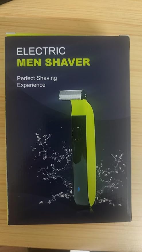 Beard Trimmer for Men - Rechargeable Hybrid Electric Shaver and Body Groomer, Washable Face Shaver 4 Combs Wet/Dry Body Trimmer for Men
