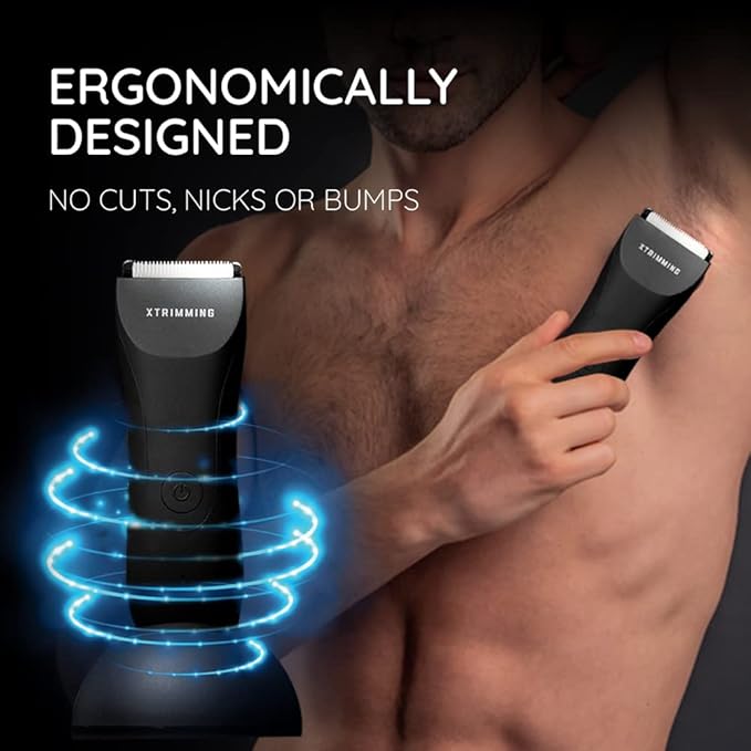 geegvv Body Hair Trimmer for Men, Body Shavers for Men, Mens Body Shaver, Mens Body Trimmer, Body and Balls Shaver, Personal Groomer for Men, Mens Shavers for Private Area