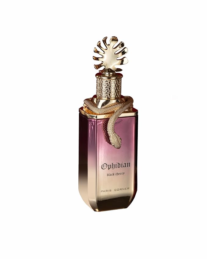 Paris Corner Ophidian Black Cherry EDP Unisex Eau de Parfum Fragrances Scent Unisex 3.4 Fl Oz Perfumes | Long Lasting Fruity Woody Perfume with Burning Cherry, Raspberry & Tonka Bean