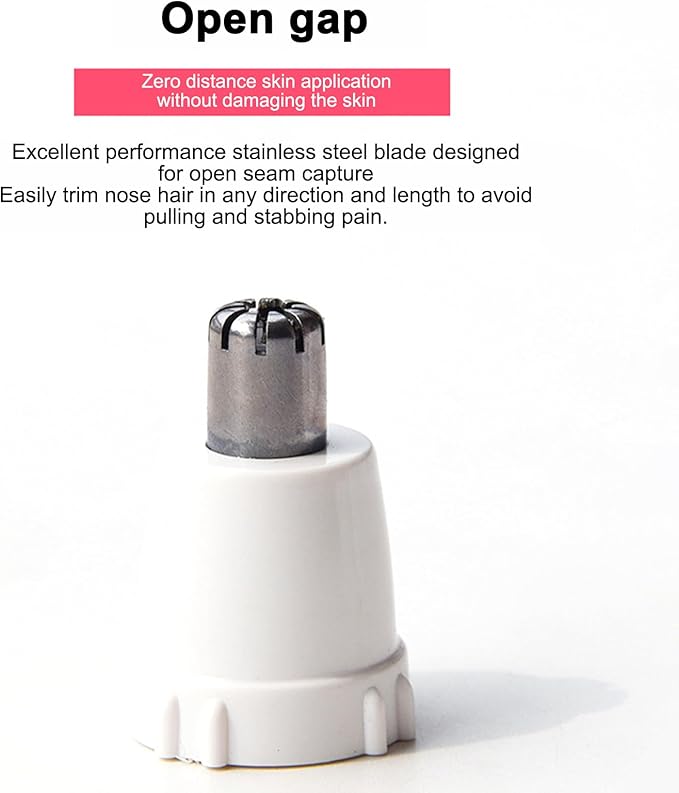 4-IN-1 Women's Electric Hair Remover Rechargeable Body Hair Removal Tool Set Nose Hair Lip Hair Eyebrow Trimmer Face Body Hair Grooming Set for Women