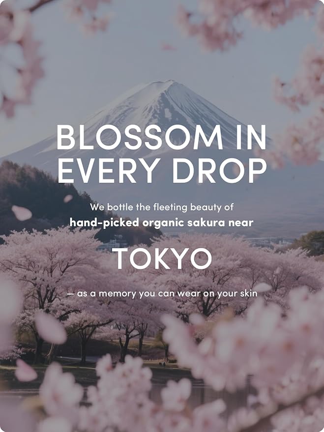 Kustie Brighten Cherry Blossom Body Wash - Perfume Shower Gel with Squalane & Hyaluronic to Antioxidant, Balance, Hydrate Skin丨Nature Sakura & Niacinamide Add丨Paraben, Phthalate Free丨16.9 Fl Oz