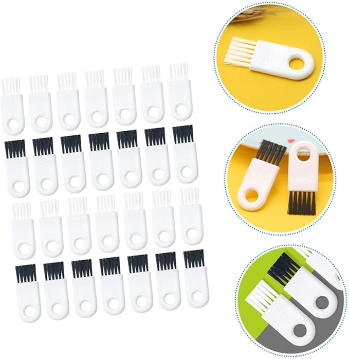 KOMBIUDA 30pcs Electric Shaver Cleaning Tools Brush for Keyboards and Hard Reach Spaces and Bristles for Grooming and Maintenance
