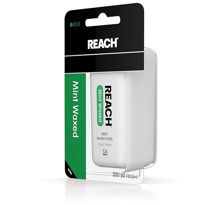 Reach Mint Waxed Floss, 200 Yd (Pack of 3)