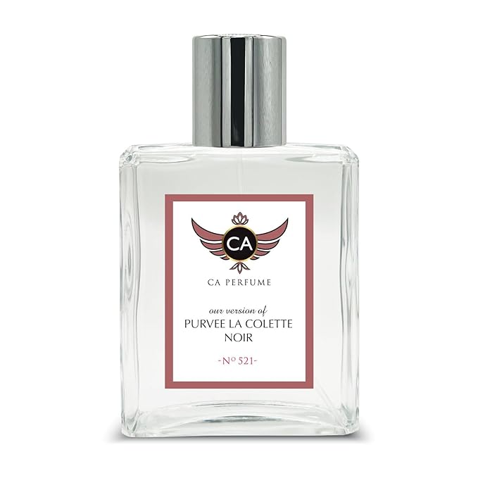 CA Perfume Impression of Purvee La Colette Noir For Unisex Floral Woody Musk Fragrance Long Lasting Perfume Eau De Parfum 3.4 Fl Oz 100ml