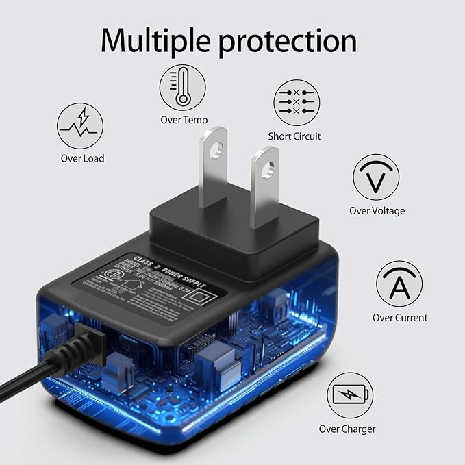 Charger for oneisall Low Noise Dog Clippers, Replacement Charger Cord Compatible with SUPRENT Hair Clippers, Pet Hair Clipper Shaver Charging Cable