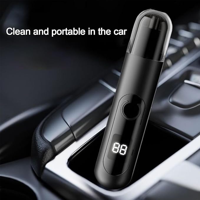 Professional Nose Hair Trimmer, LED Display, USB Rechargeable, Waterproof Double-Edge Blade for Men, Women, IPX7 Rated, 2025 Model (Round Bottom)