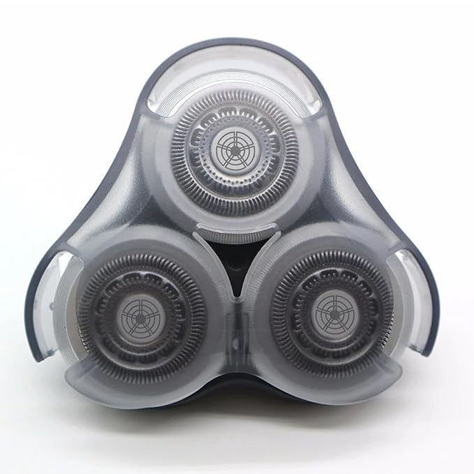 SH90 Replacement Rotary Heads for Philips Norelco Shavers Series 9000, New Version of Metal Wheel Buckle and Upgrade Double-Layer Precision Blades