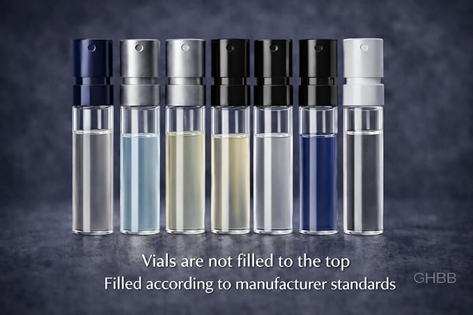 Men’s Cologne Sample Discovery Set – Top Designer High-End Luxury Fragrance Mini Vial Sampler | Random Assortment Travel Gift Pack for Husband, Dad, Boyfriend – Holiday & Party Gift (8 Pieces)