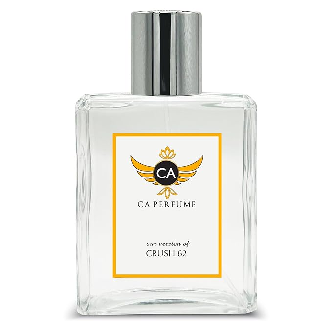 CA Perfume Impression of Crush 62 for Women Eau De Parfum Vanilla Scent Long Lasting Perfumes for Women Signature Scent for Day and Night Wear 3.4 Fl Oz 100ml
