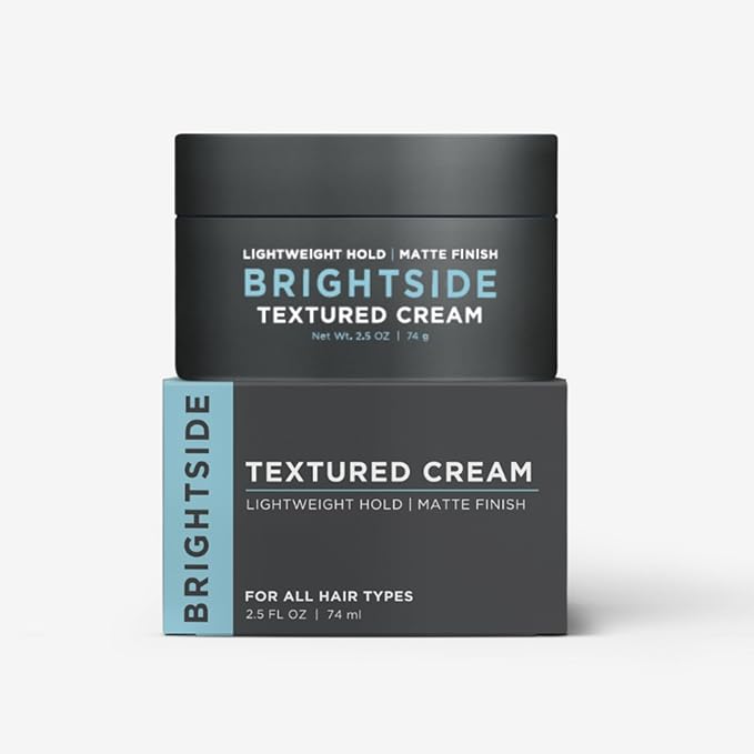 Textured Cream | Lightweight Hold Matte Finish | Water Based Clay Blend | for All Hair Types | Styling Product