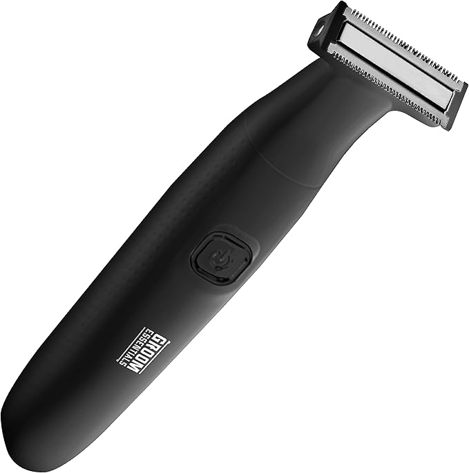 ChargeWorx Groom Essentials ONECUT Electric Shaver for Men, Dual-Blade Foil Shaver for Beard and Mustache, Body-Hair Trimmer with Detachable Head, Cordless Travel Electric Razor with Rotating Switch