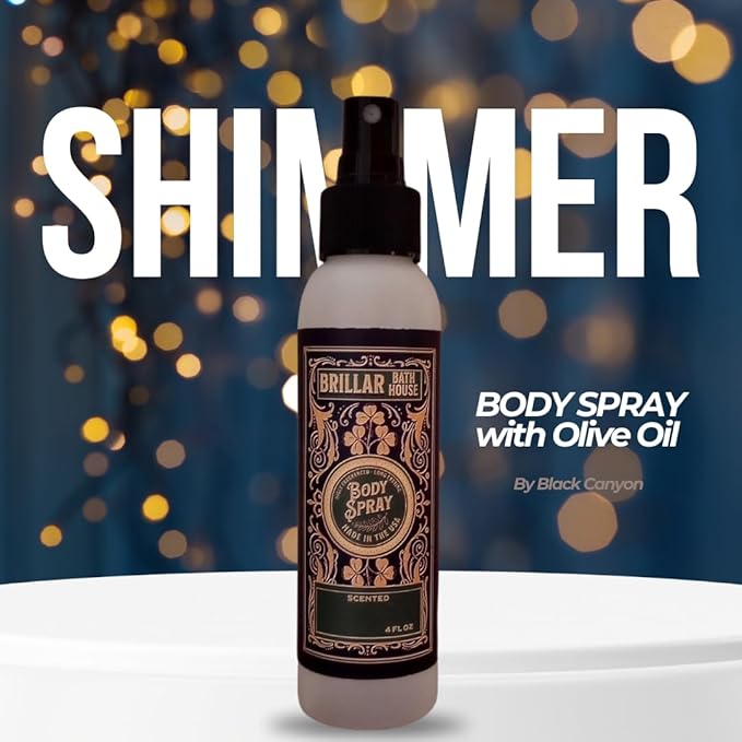 Wild Blackberry Vanilla Scented Shimmering Body Spray, 4 Oz