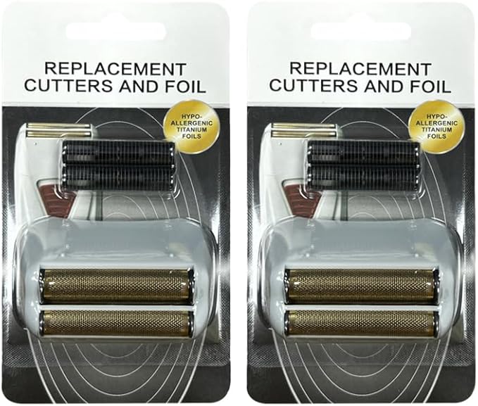 Shaver Replacement Foil and Cutters Compatible with andis 17200 and 17250 Shaver ProFoil Lithium Replacement Golden (2 Count)