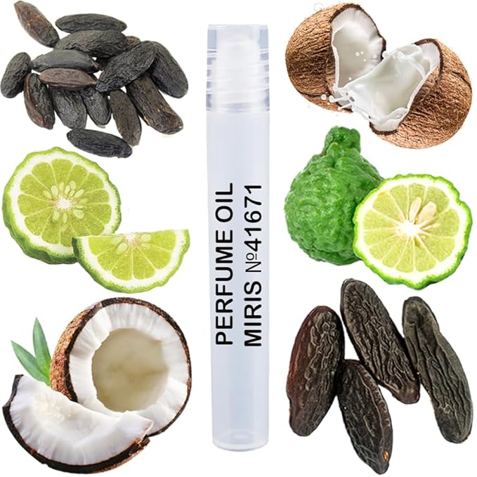 MIRIS No. 41671, Inspired by Le Beau, Long-Lasting Perfume Oil for Men Roll-On, Rollerball 0.34 Fl Oz / 10 ml