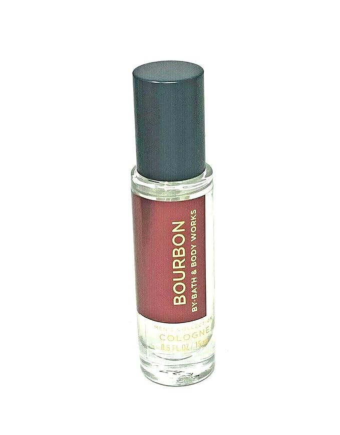 Bath and Body Works Bourbon Men's (0.5 fl oz / 15 mL) Mini Cologne