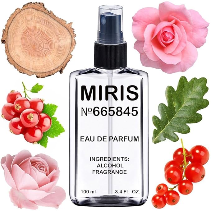 MIRIS No. 665845, Inspired by English Oak & Redcurrant, Long-Lasting Unisex Eau de Parfum for Women & Men, Spray 3.4 Fl Oz / 100 ml