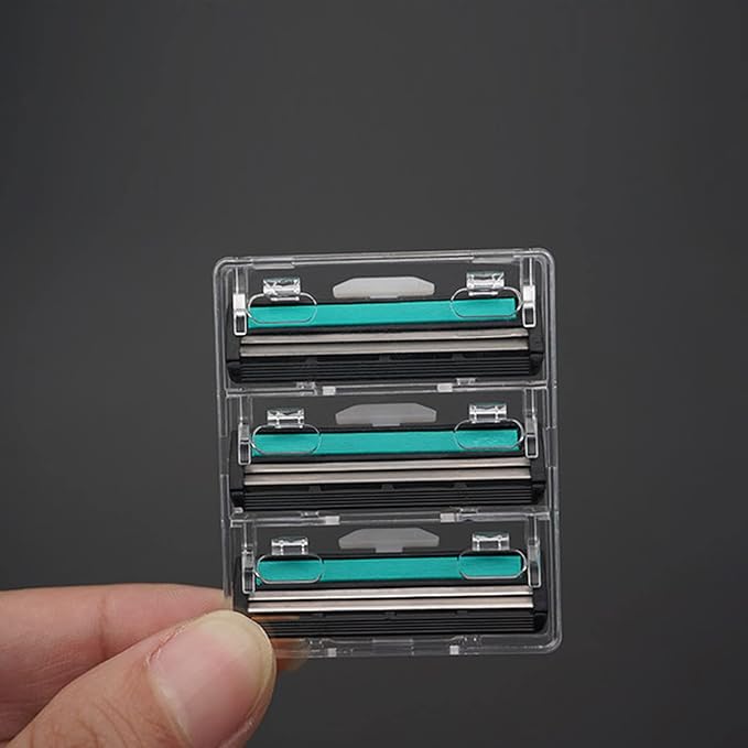 Mens Razor Blade Refills，2-Blade Razor Cartridges with Lubricating Strip Compatible with Atra razor handles. 120 Count, Delivers a Clean, Close Shave