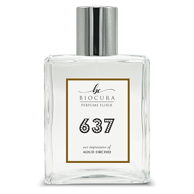 BC Perfume 637 Inspired by Aoud Orchid For Women & Men Replica Fragrance Dupes Eau de Parfum Spray Bottle 3.4 Fl Oz/100ml-X1