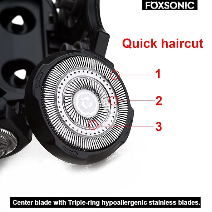 Upgraded 9 Blade Body Shaver Replacement Heads for Many Brands Electric Razor