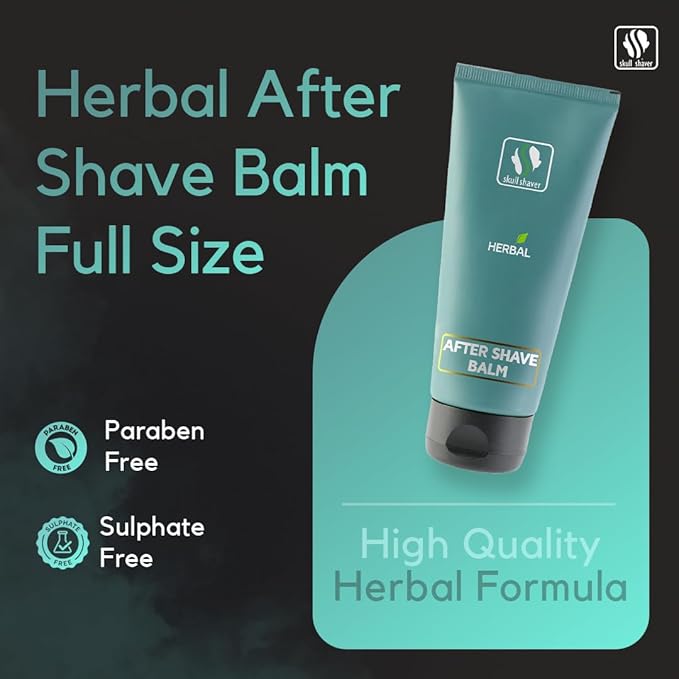 Skull Shaver Herbal After Shave Balm – Soothing, Hydrating, and Refreshing Post-Shave Care