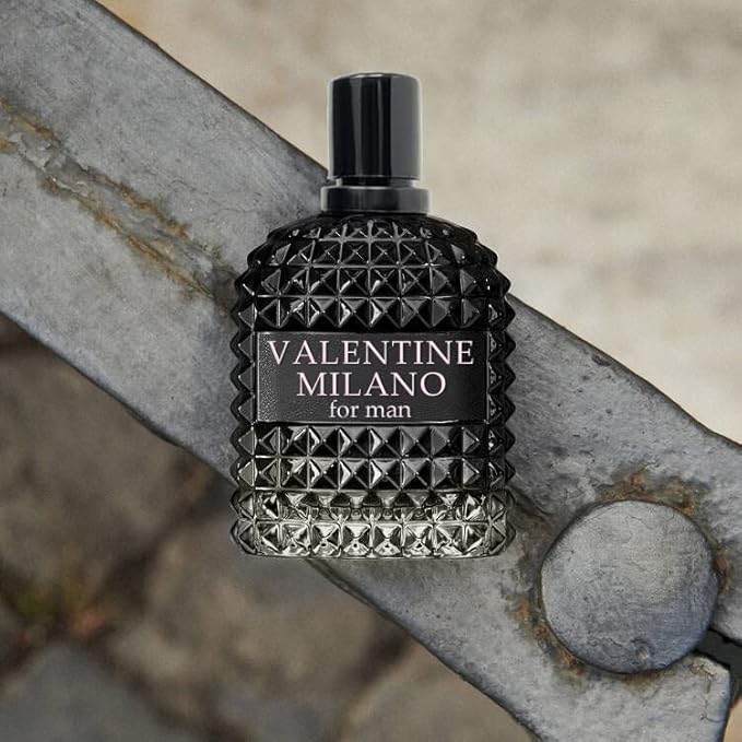 Valentine Milano & Valentine Men's Cologne Gift Set - 3.4 Fl Oz Each | Amber Floral & Vanilla Leather Fragrance | Eau de Toilette Duo for Daily & Special Occasions