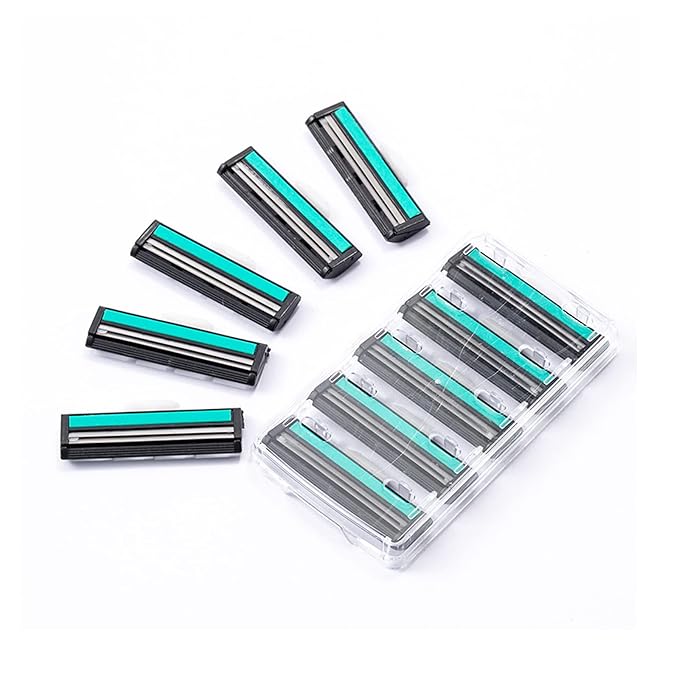 Mens Razor Blade Refills，2-Blade Razor Cartridges with Lubricating Strip Compatible with Atra razor handles. 120 Count, Delivers a Clean, Close Shave
