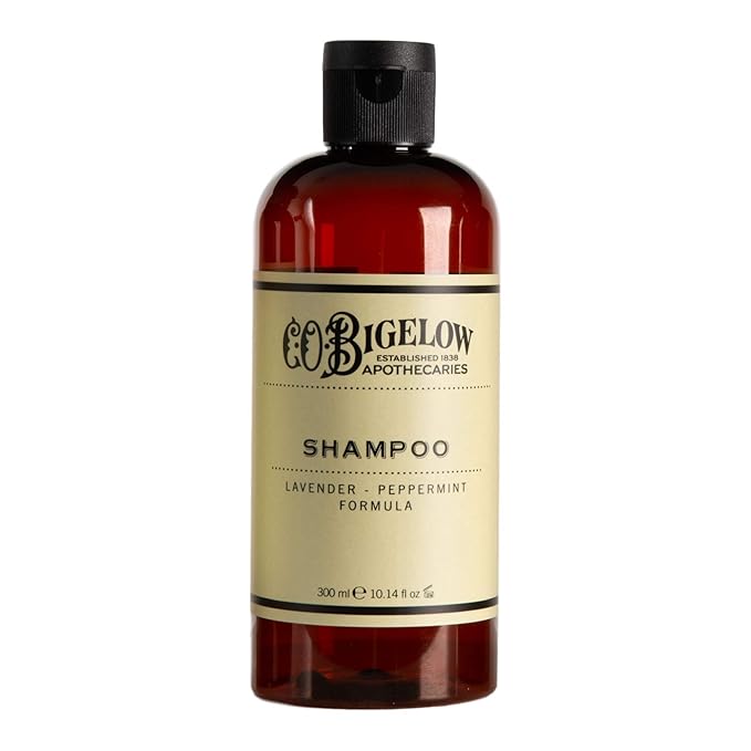 C.O. Bigelow Lavender Peppermint Shampoo, Sulfate Free Shampoo, Hair Wash with Lavender & Peppermint Essential Oils, 10.4 Fl Oz