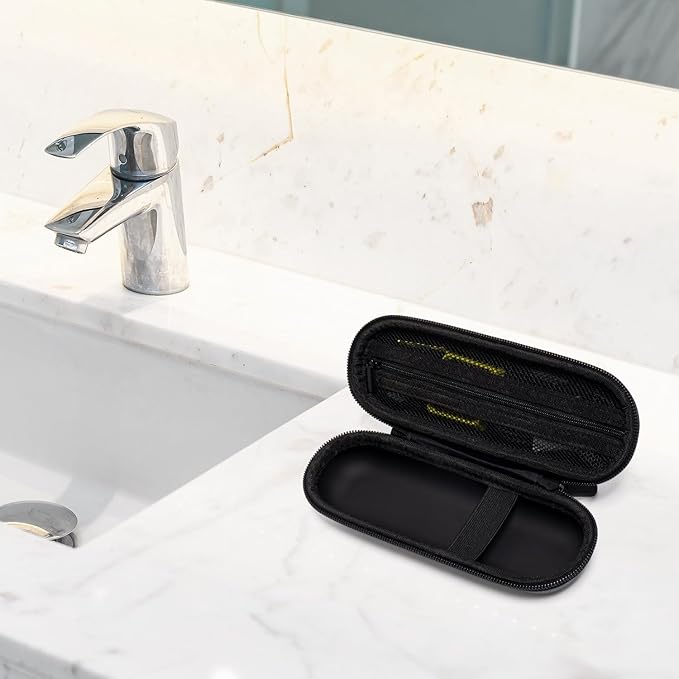 Nincha Compact Travel Trimmer Case for Philips Hybrid Electric Trimmer and Shaver, Face + Body Groomer QP2724/90, QP2834/70, QP1924/70, QP6531/70, QP4631/90, Hard Carrying Case, Gray