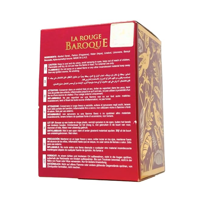 Maison Alhambra La Rouge Baroque Extrait Eau De Parfum Spray 100ml (3.4 oz)