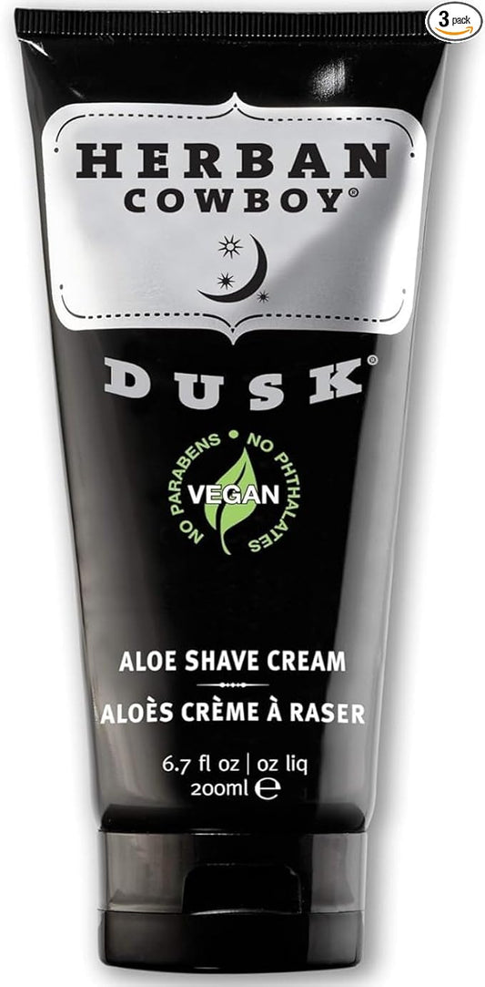 Herban Cowboy Dusk Aloe Shave Cream, 6.7 Ounce -- 3 per case.