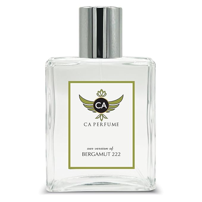 CA Perfume Impression of Bergamut 222 For Unisex Woody Aromatic Fragrance Long Lasting Perfume Eau De Parfum 3.4 Fl Oz 100ml
