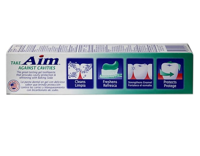 Aim Toothpaste 6 oz Tube (pack of 6) Fresh Mint gel